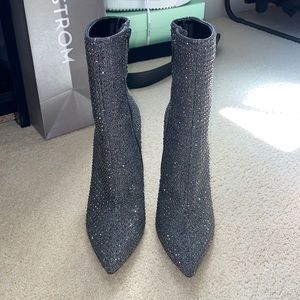 Steve Madden studded sparkle bootie